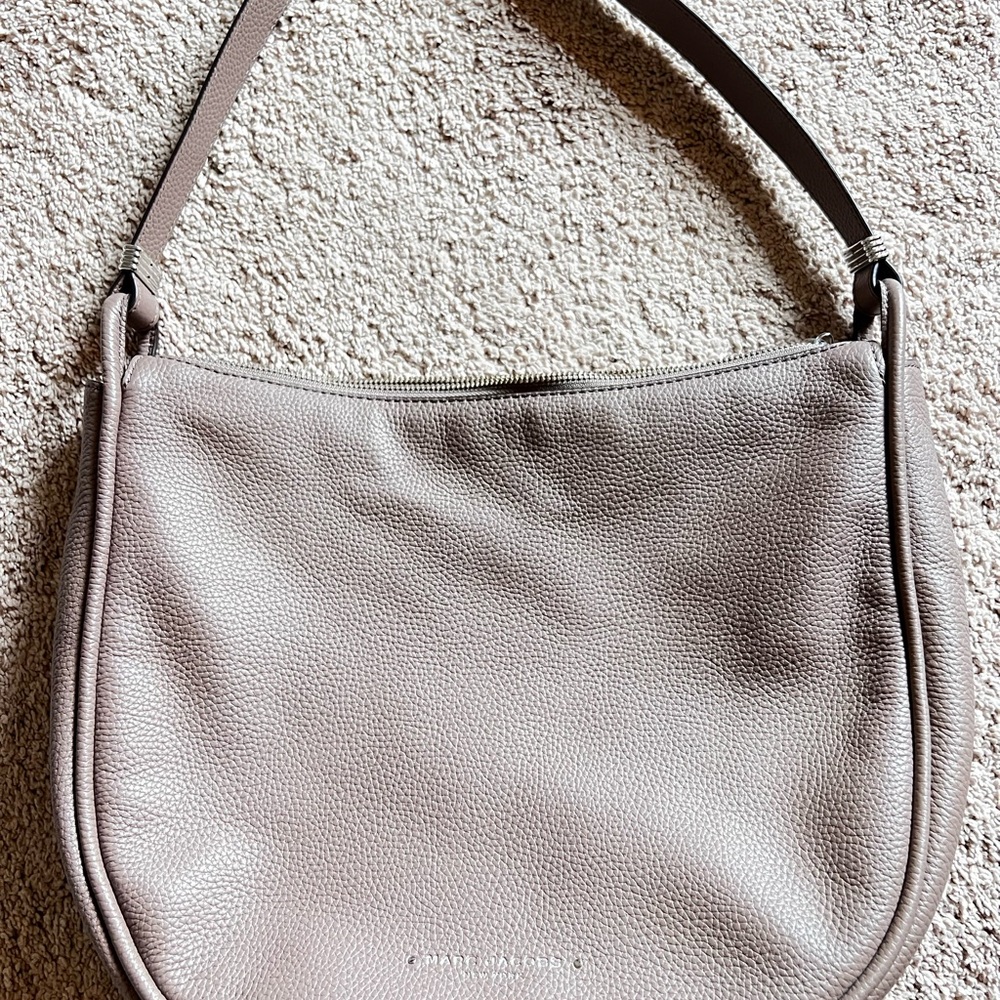 Marc Jacobs Gray Leather Shoulder Bag